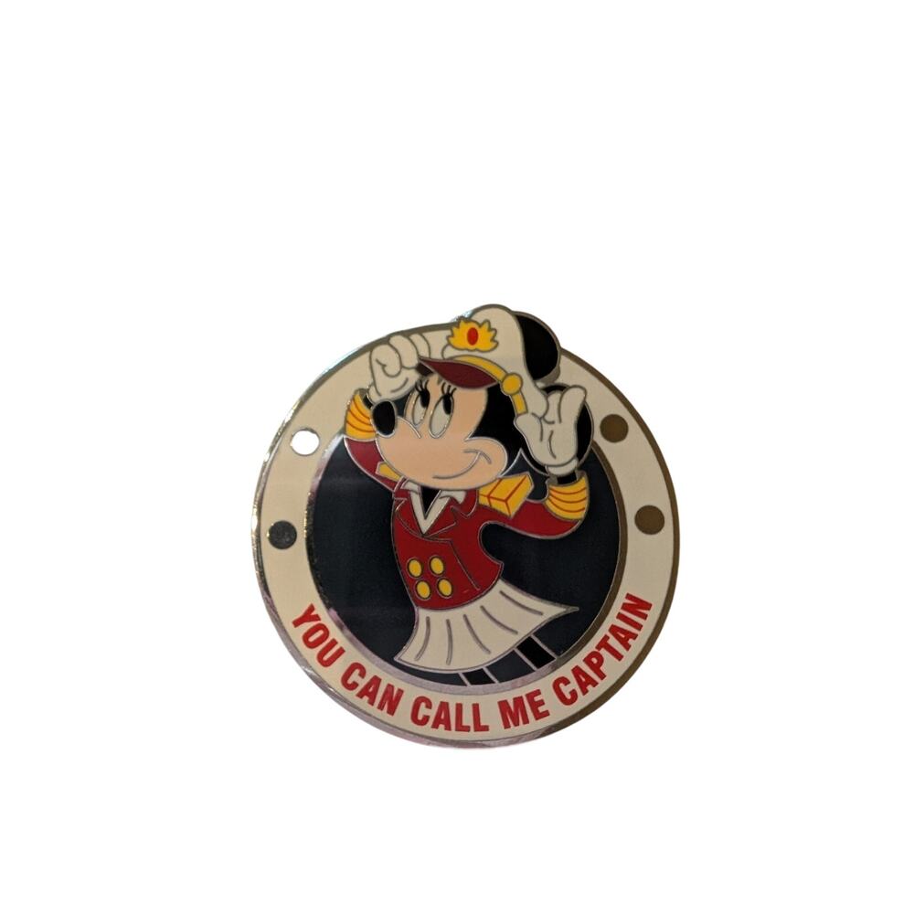 Captain Minnie Disney Cruise Line exclusive You Can Call Me Captian Disney Pin - Picture 2 of 4